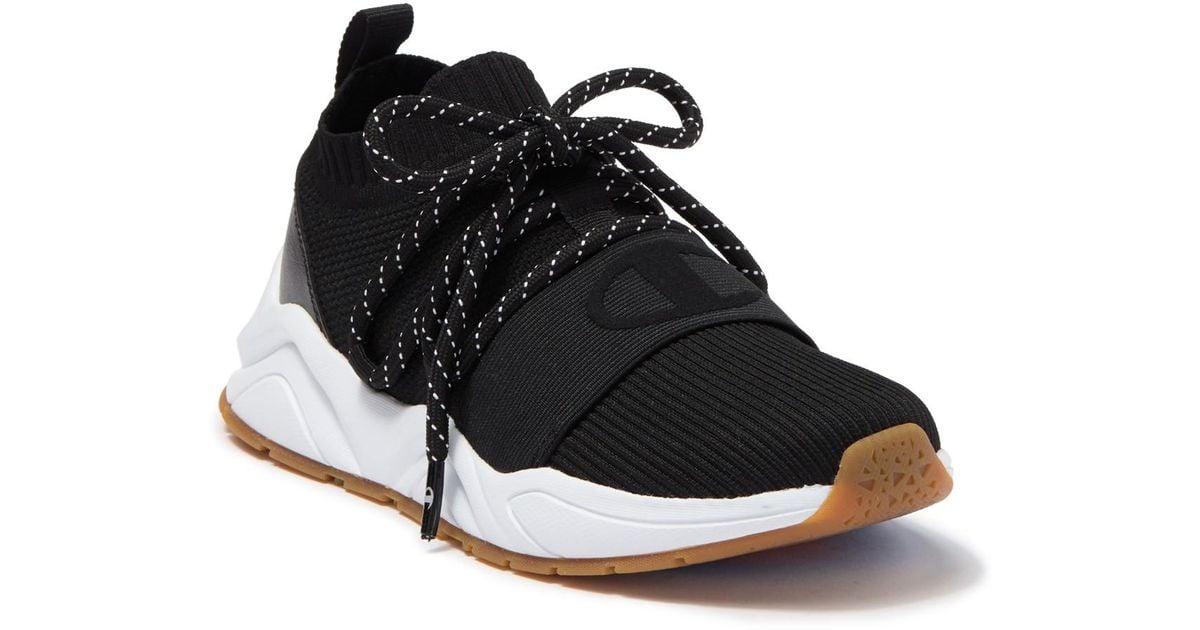 champion rally hype low top sock sneaker