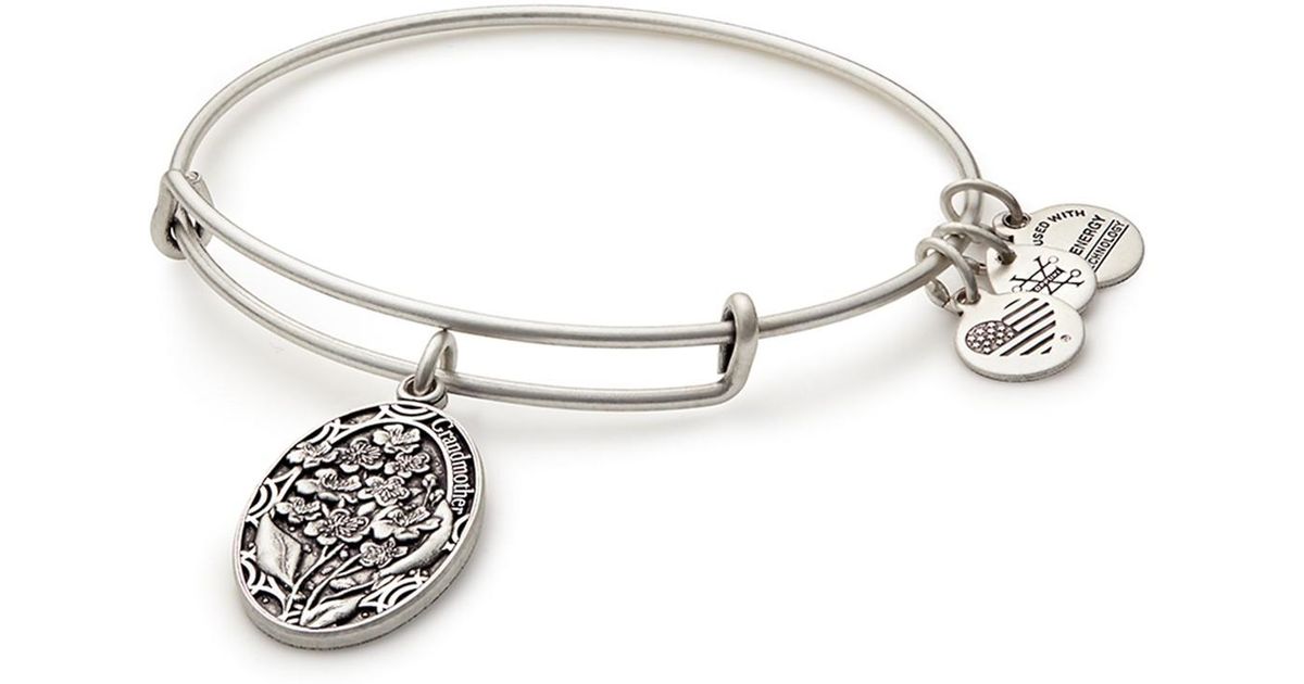 Alex And Ani Because I Love You Grandmother Flower Charm Expandable Wire Bangle In Metallic Lyst Alex And Ani Because I Love You Grandmother Flower Charm Expandable Wire Bangle In Metallic Lyst