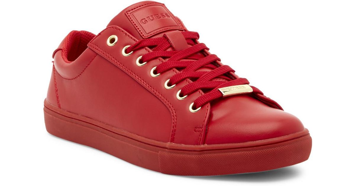 Guess Tracker Sneaker in Red for Men - Lyst
