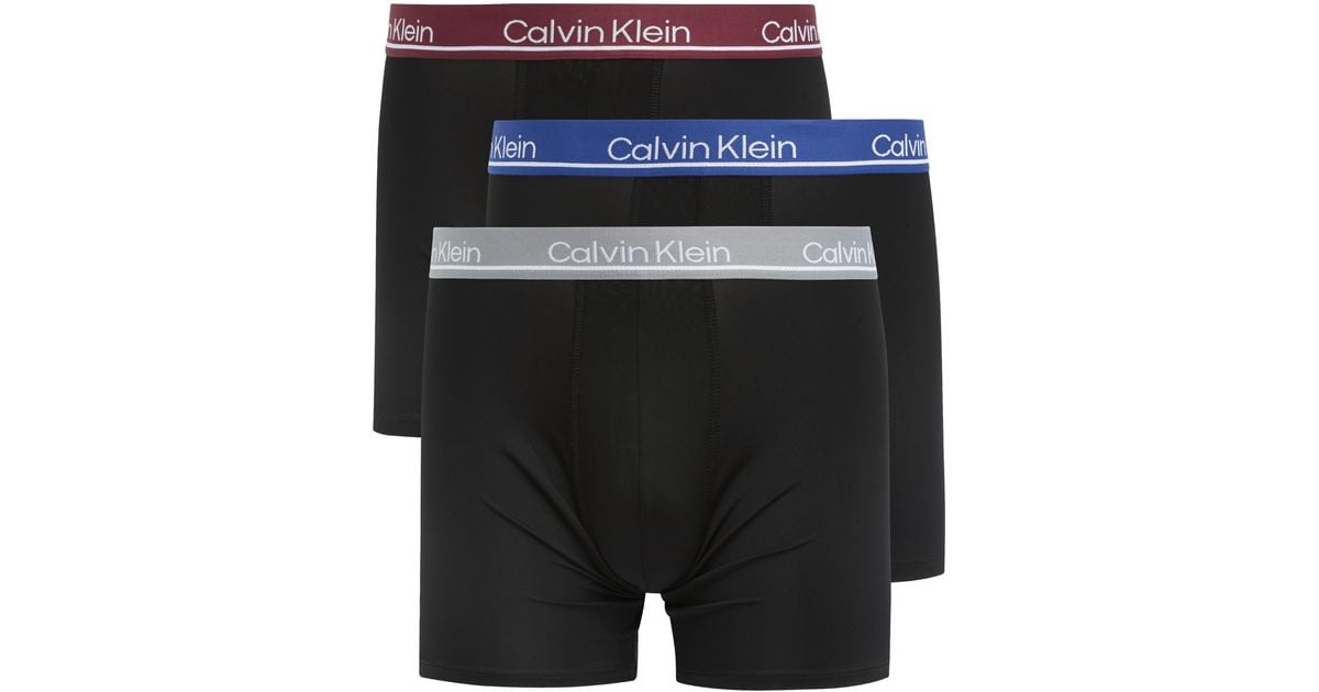 Calvin Klein 3pack Boxer Briefs in Black for Men Lyst