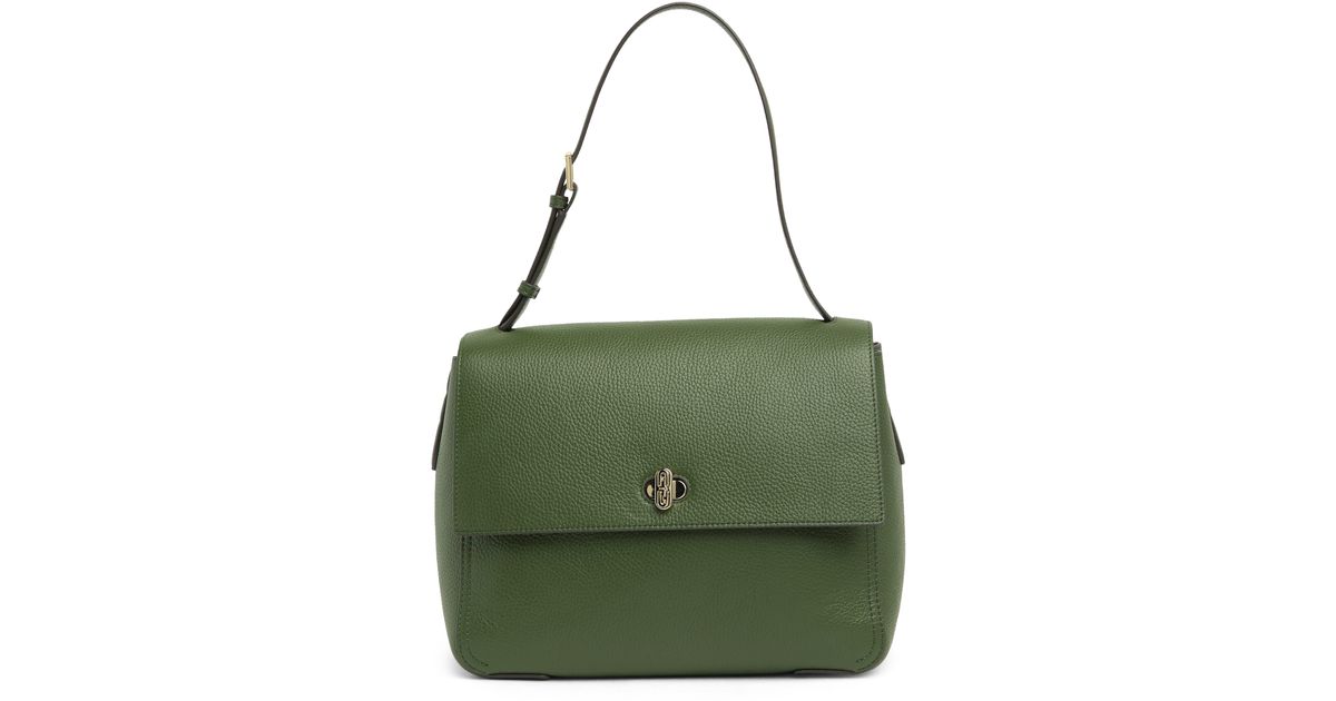 Furla Danae Leather Shoulder Bag In Edera At Nordstrom Rack in Green | Lyst