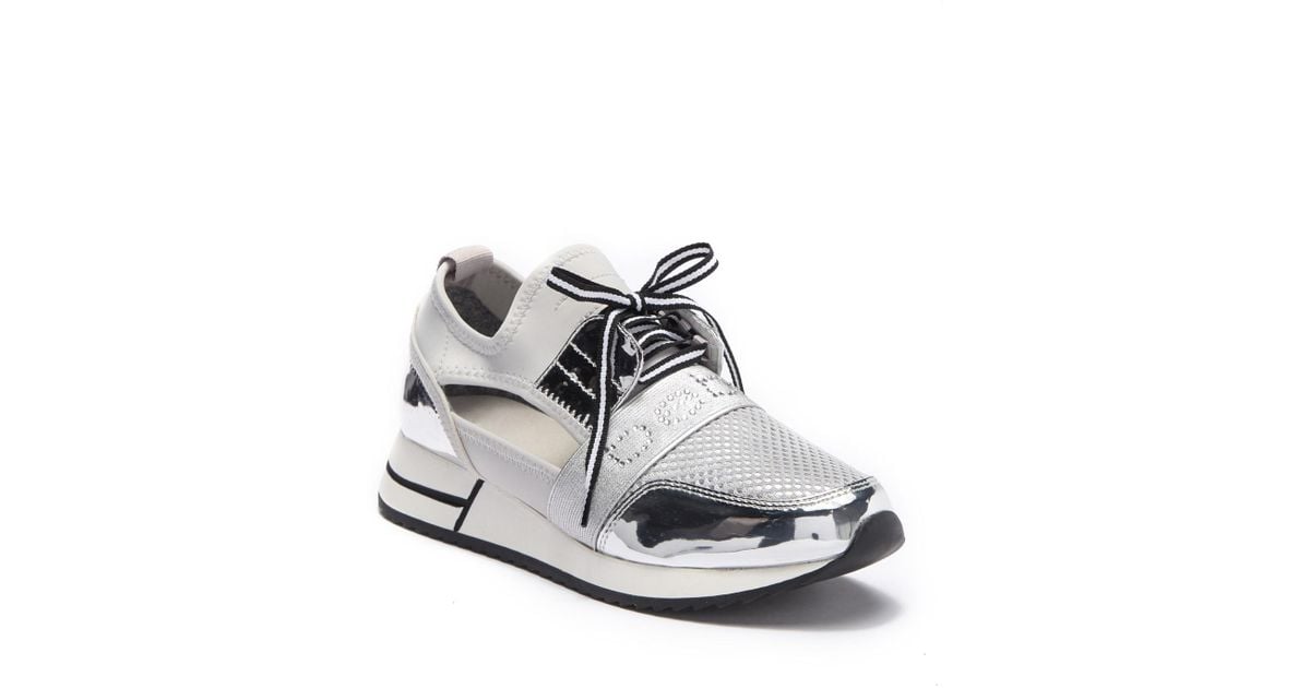 bebe silver sneakers
