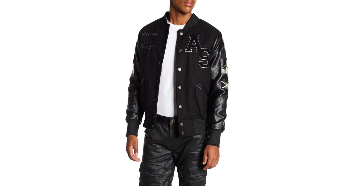 stitch varsity jacket