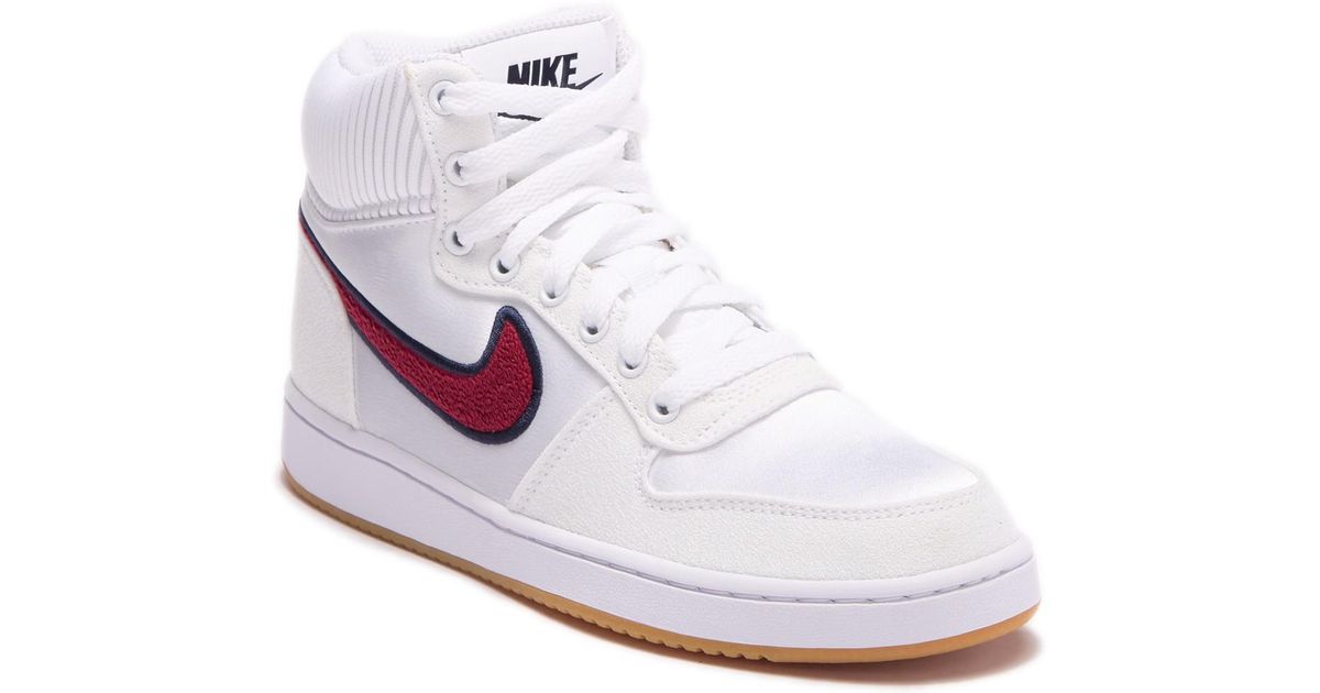 nike ebernon high white