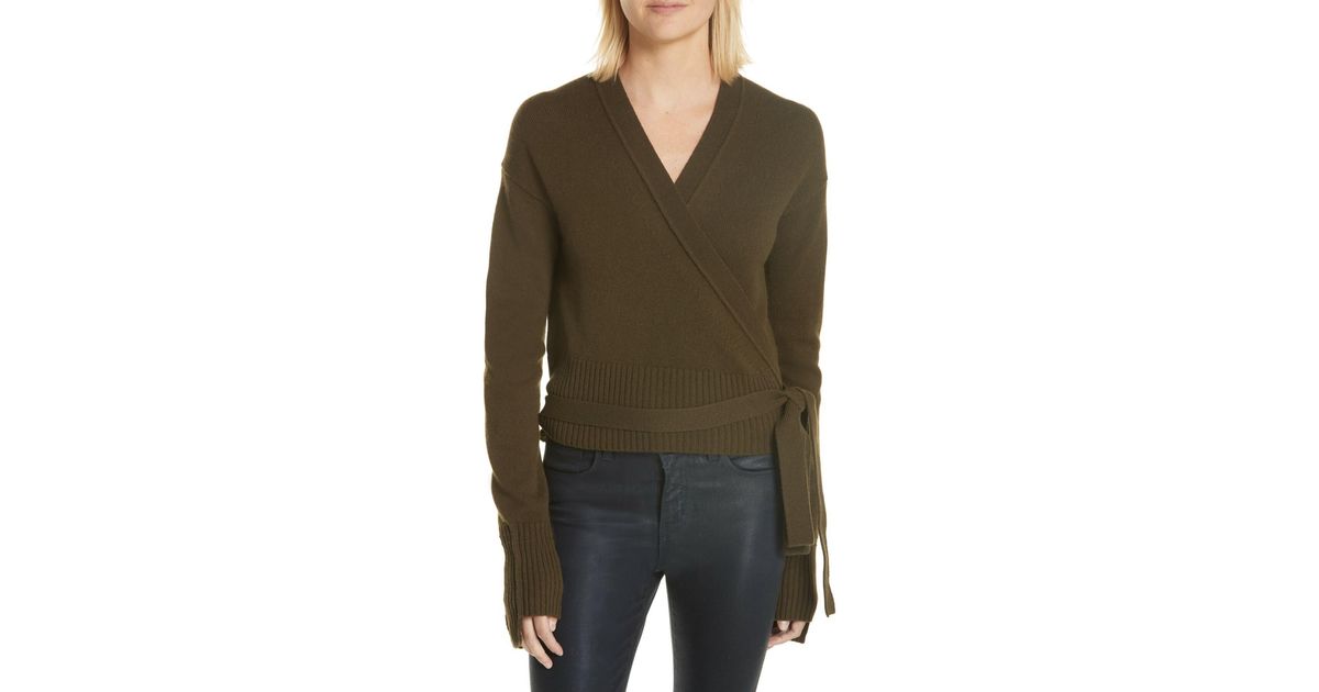 helmut lang wrap cardigan