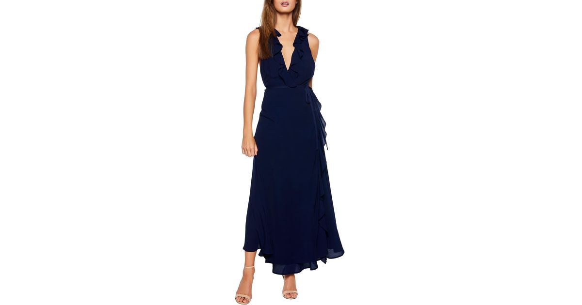 alex ruffle maxi dress bardot