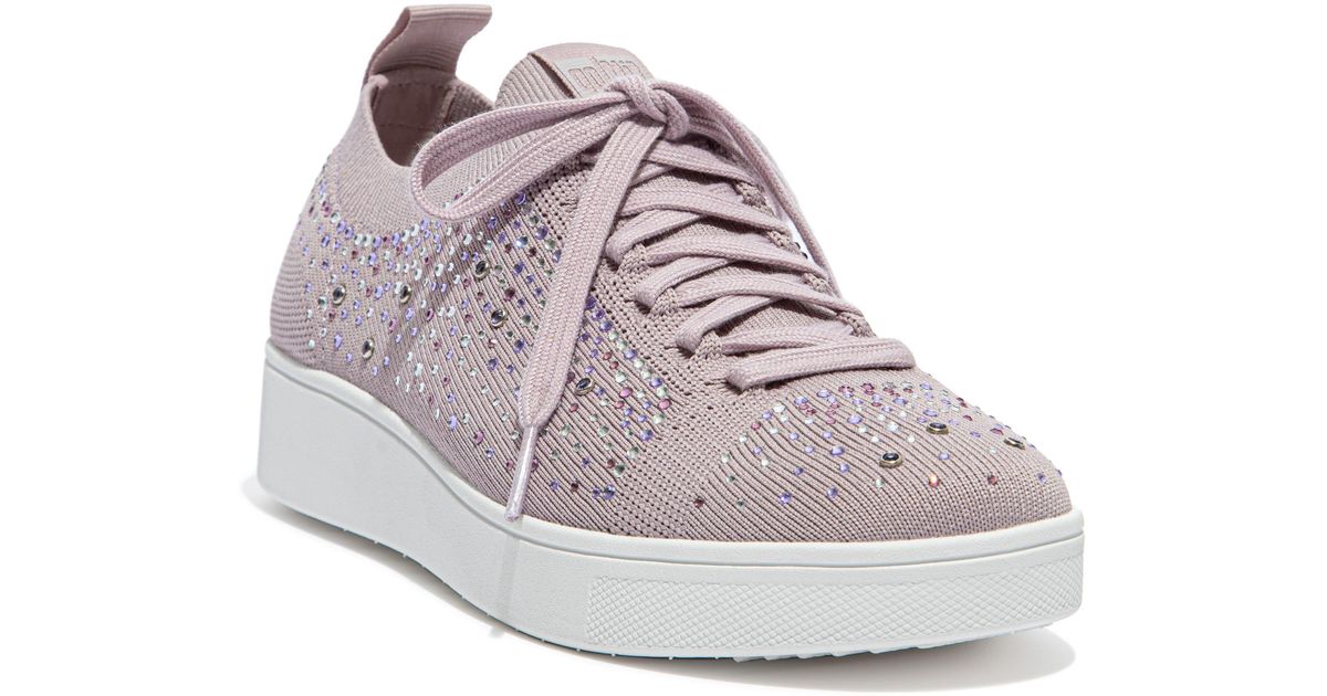 fitflop valentia metallic sneaker