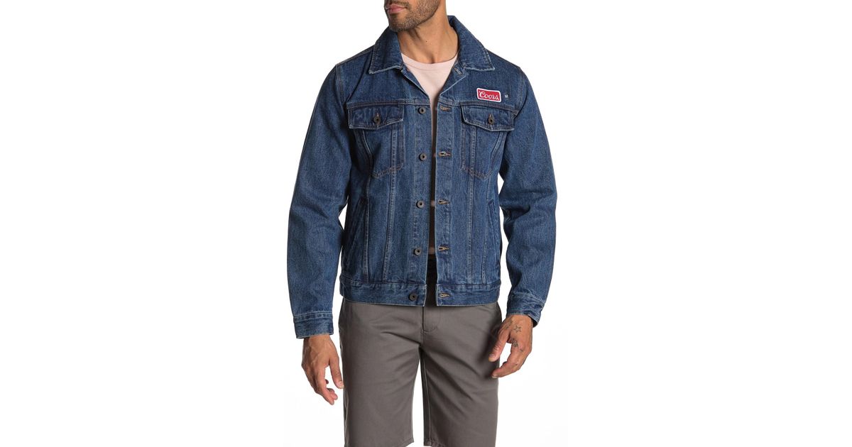 coors light denim jacket