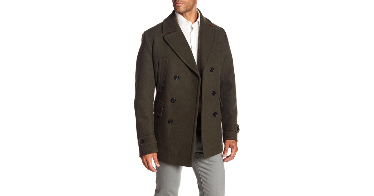 boss peacoat