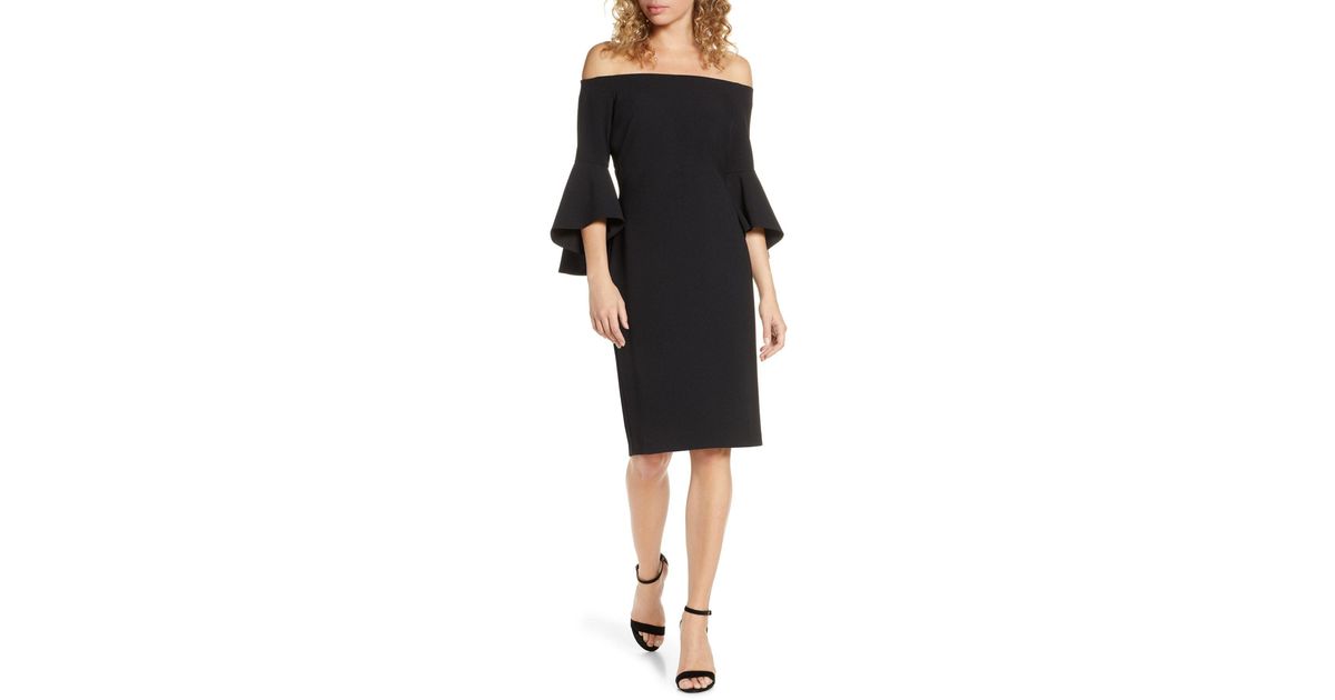 chelsea28 off the shoulder cocktail dress