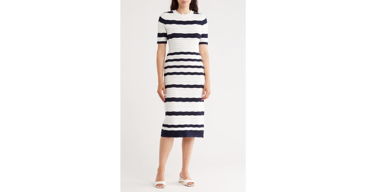 pale blue knit dress Light Blue Cable Knit Sweater Dress main image 0