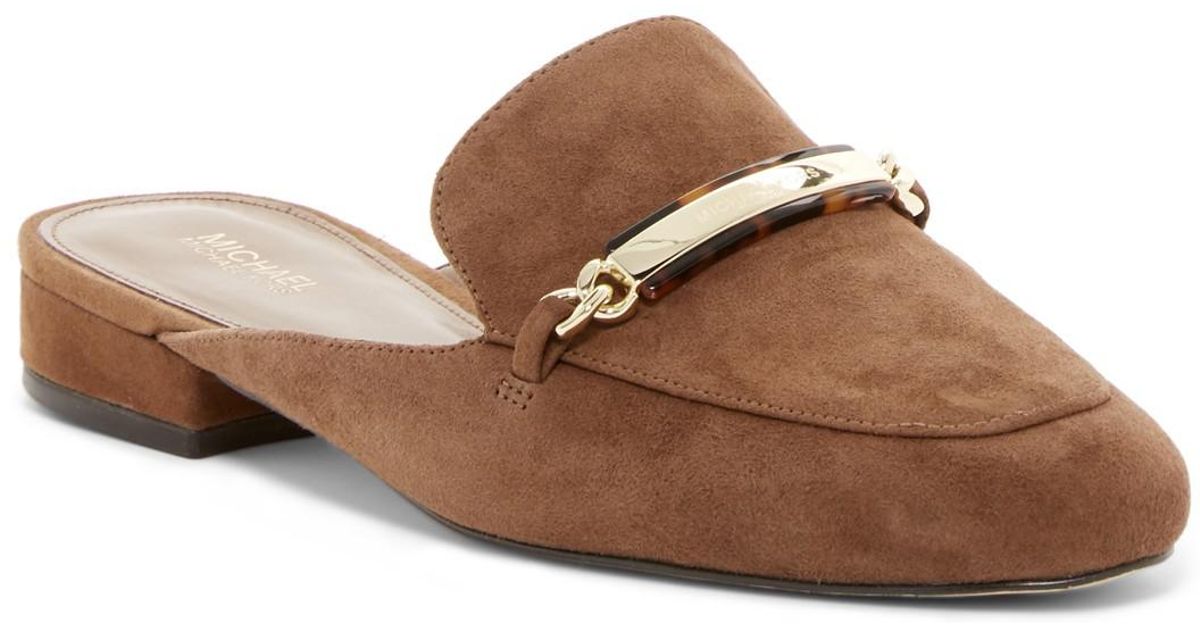 michael kors suede mules