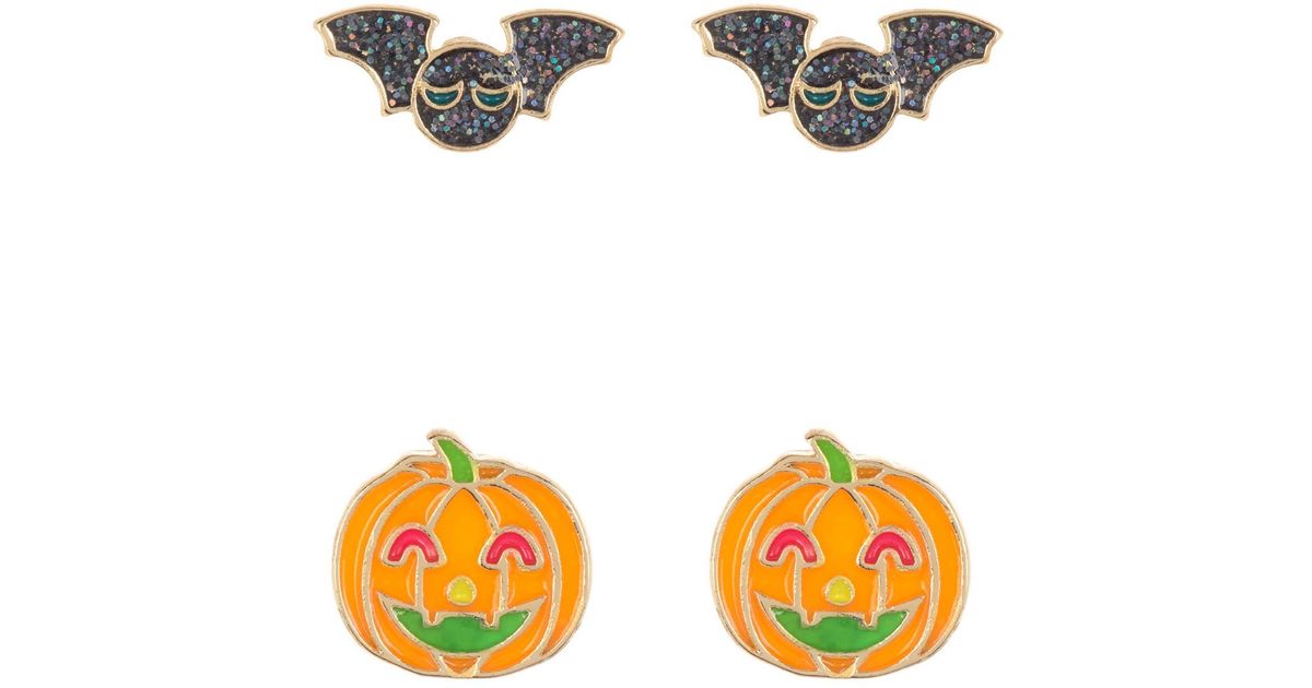 BaubleBar Set Of 2 Halloween Glow in Orange Lyst