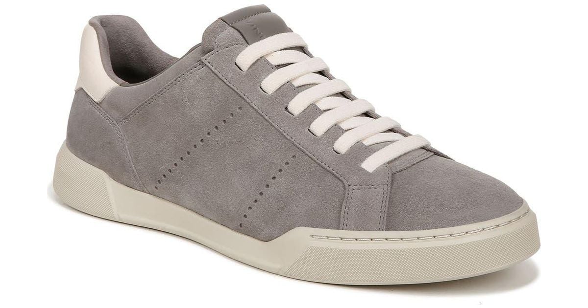 Vince Pale Gray Suede Slip-On Sneakers Vince Women main image 2