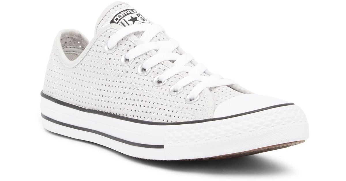 chuck taylor all star perforated low top