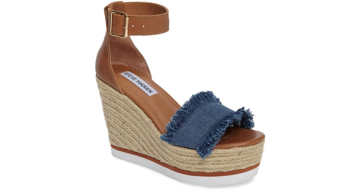 steve madden denim sandals