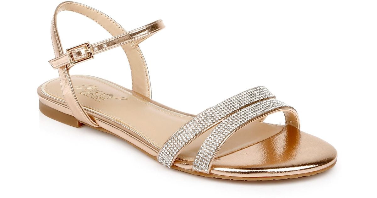 badgley mischka rose gold shoes