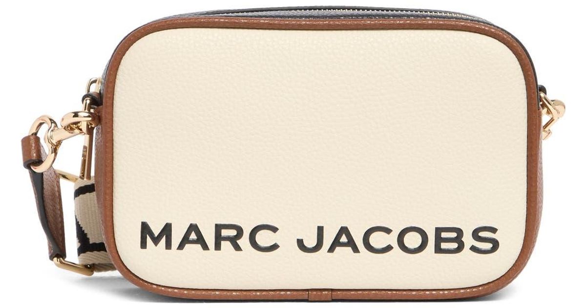 Marc Jacobs Two Tone Camera Crossbody Bag in Natural | Lyst