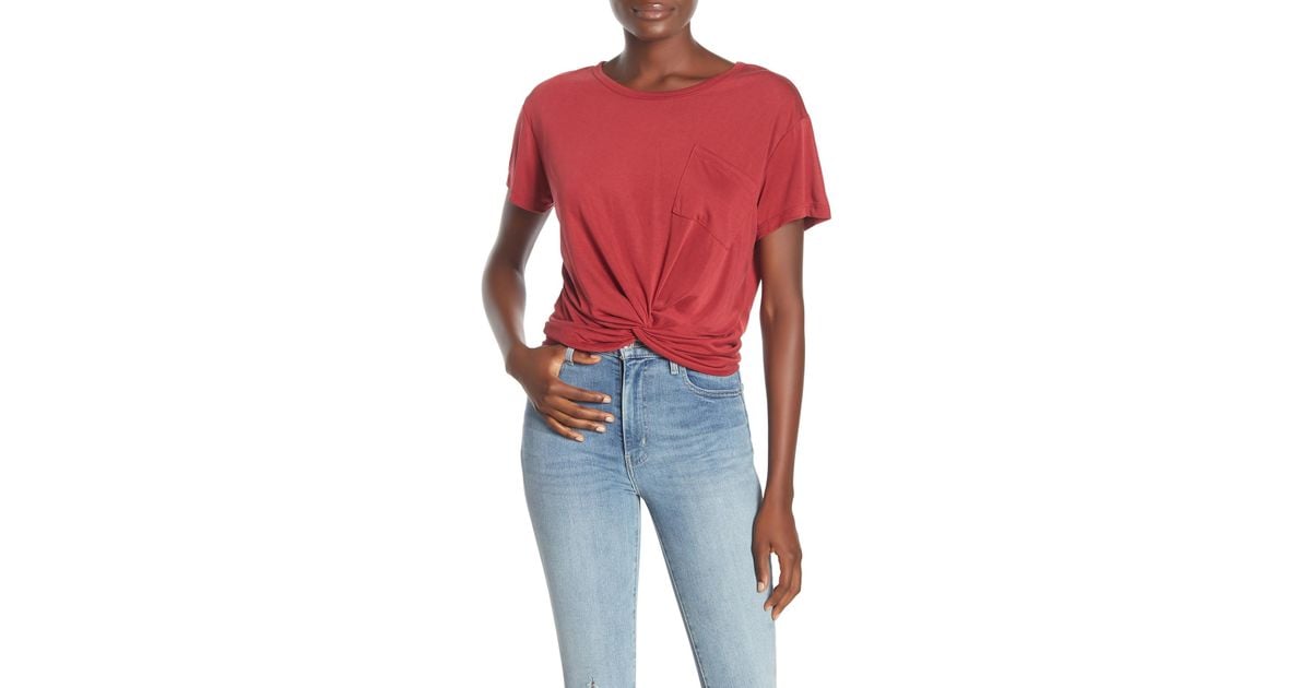 lush tamara cropped knot