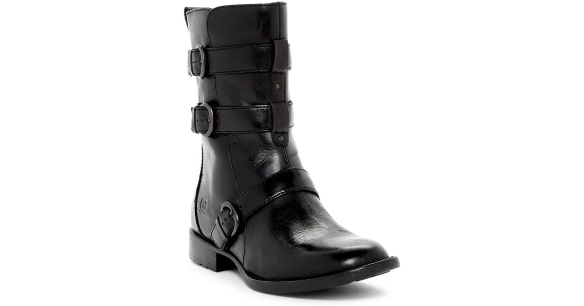 Born Leather Cincy Boot in Black - Lyst