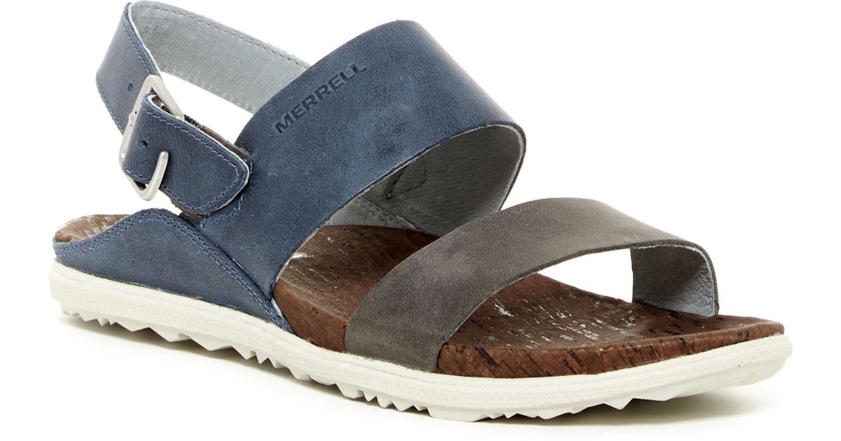 leather sandals with backstrap
