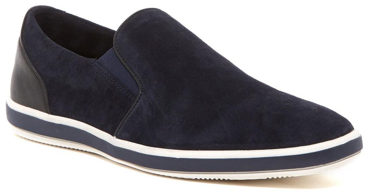 Kenneth Cole Reaction Stroll Along Slip-on Sneaker (men) in Blue for ...