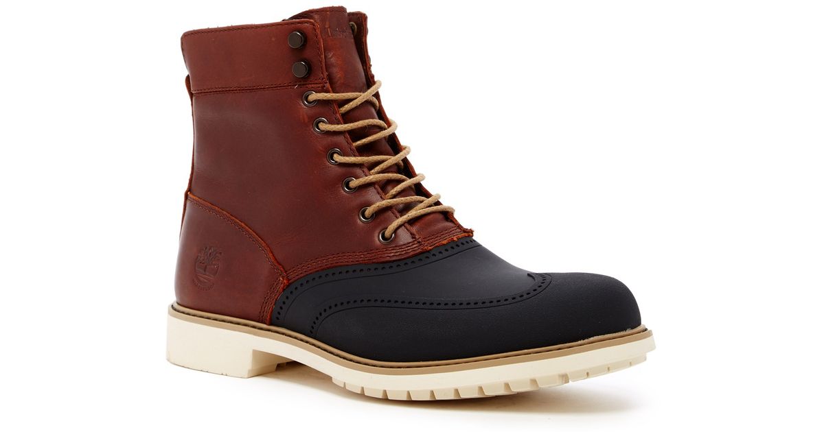 Timberland Rubber Stormbuck Waterproof 6" Duck Boots in Brown for Men | Lyst