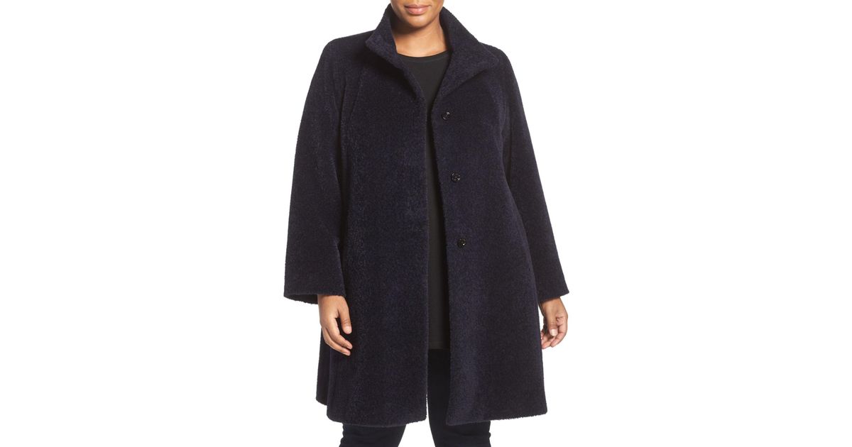 plus size alpaca coats