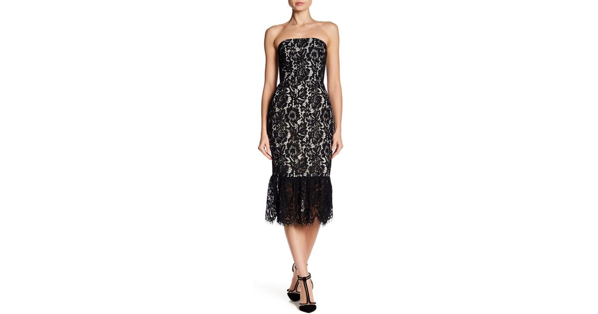 keepsake strapless dress