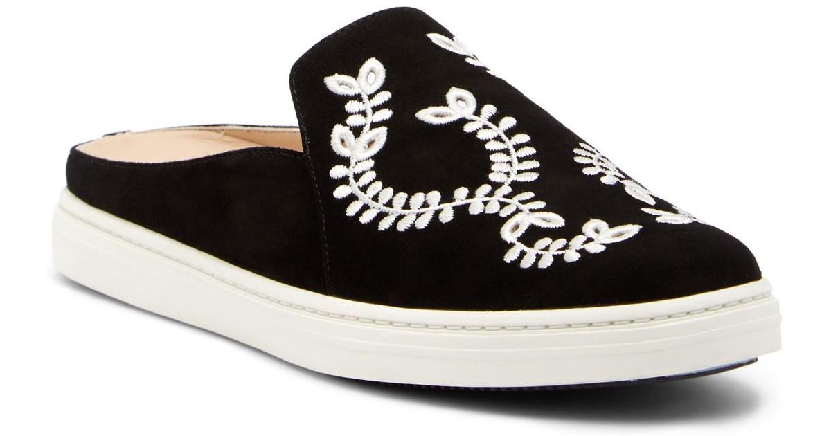 via spiga black slip on sneakers