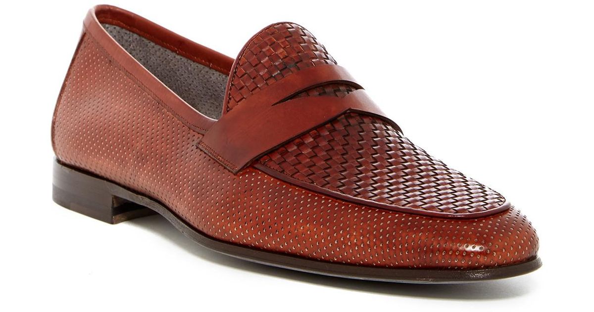 magnanni woven loafer