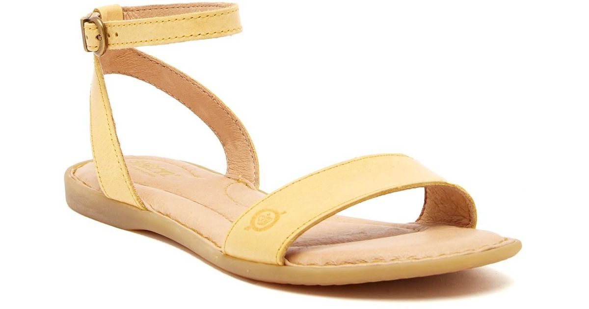 born alice ankle strap leather sandal