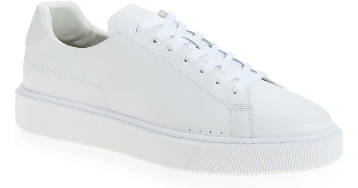 BOSS Colyn Derby Sneaker in White for Men | Lyst