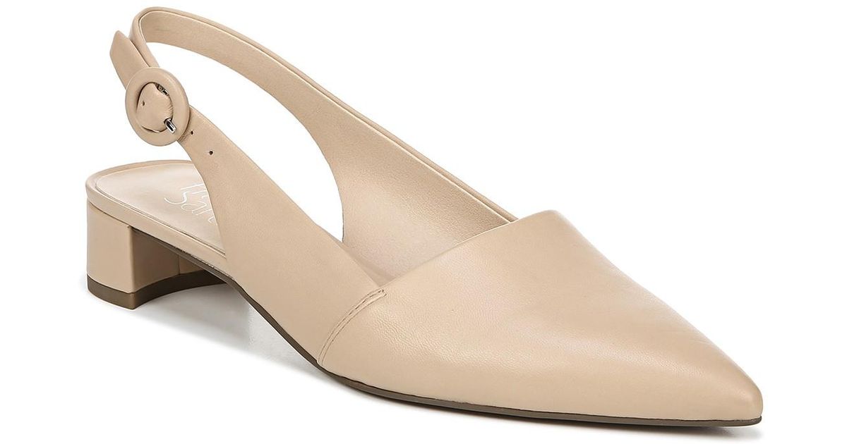 franco sarto vickie slingback kitten heel pump