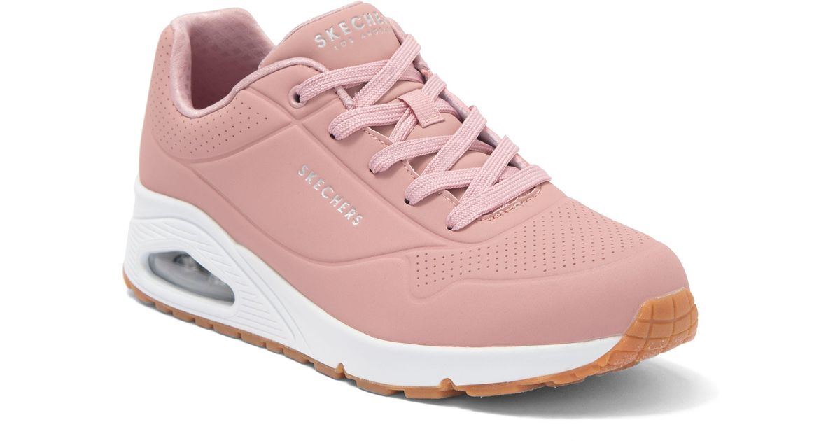 Skechers Uno Stand On Air Sneaker In Blush At Nordstrom Rack in Pink Lyst