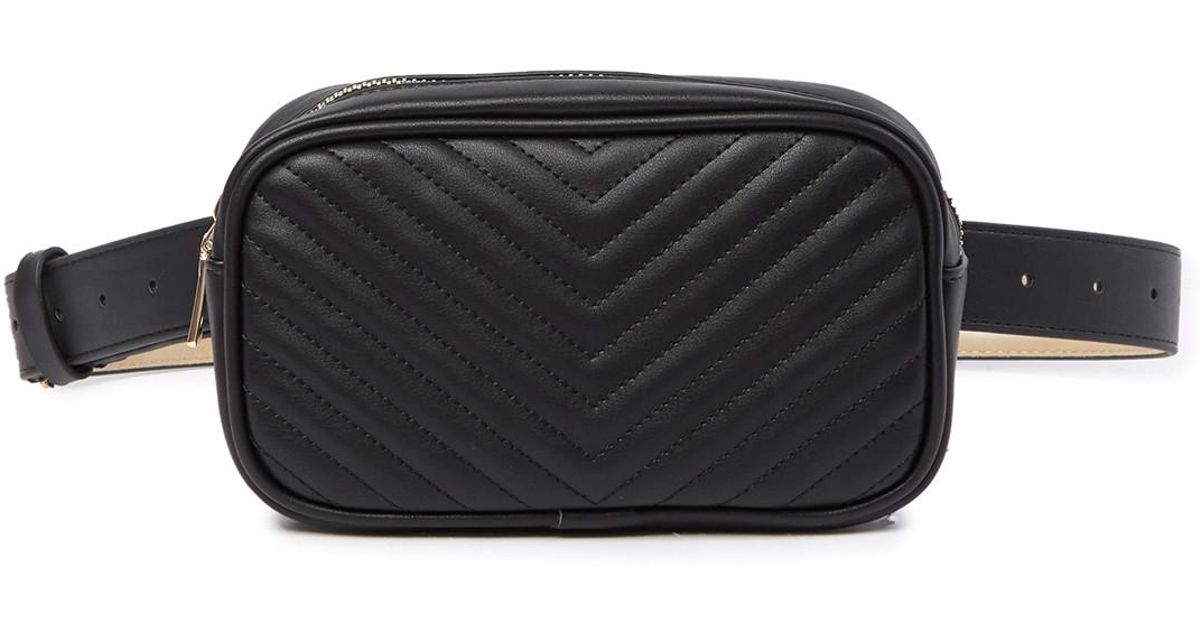 steve madden chevron belt bag