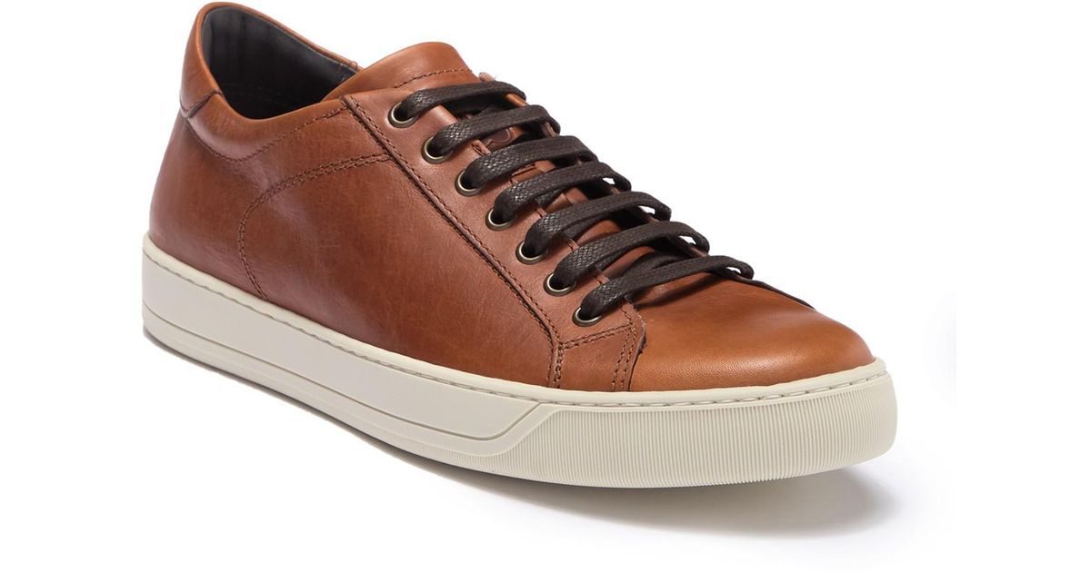 bruno magli westy leather sneaker