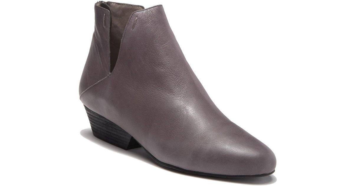 eileen fisher slew suede bootie