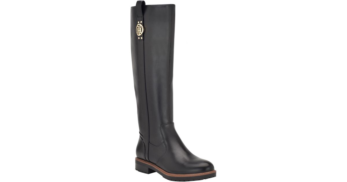 tommy hilfiger riding boots