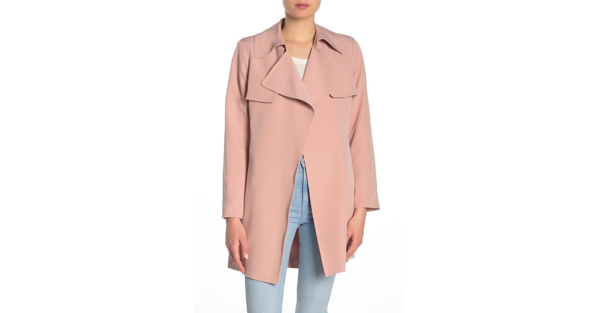 drapey trench