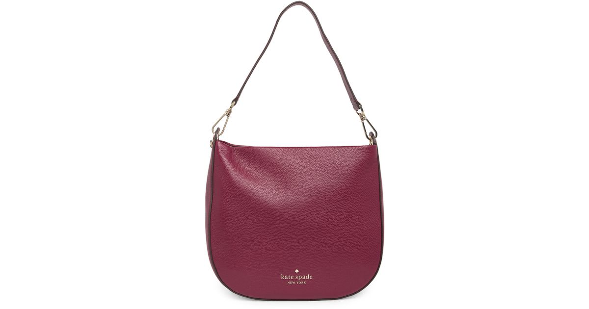 Kate Spade Lexy Leather Shoulder Bag in Purple Lyst