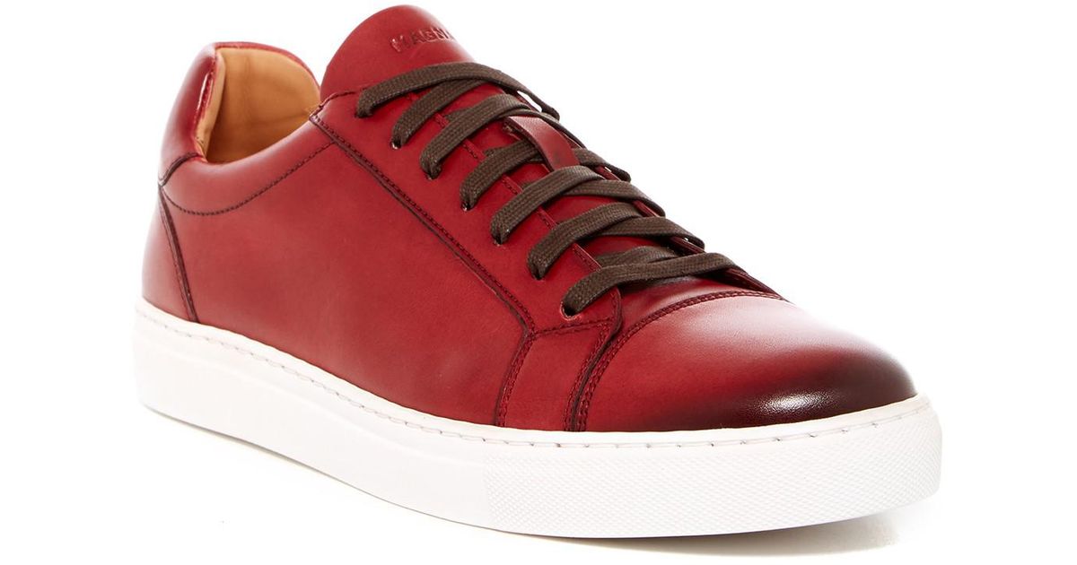 magnanni red shoes