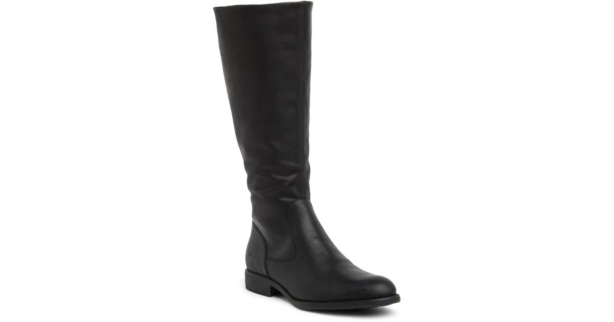 Børn South Leather Riding Boot In Black F/g At Nordstrom Rack | Lyst