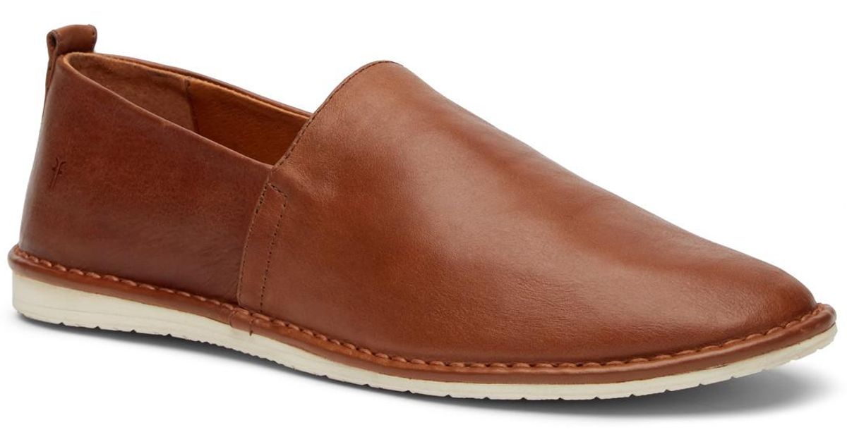 frye slip on mens