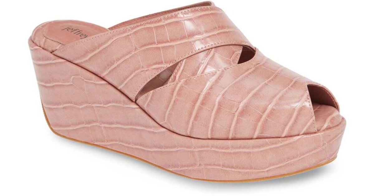 jeffrey campbell pink mules