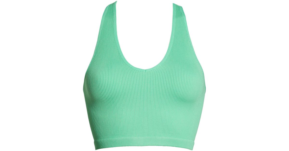 Fp Movement Free Throw Crop Tank In Washed Jade At Nordstrom Rack in