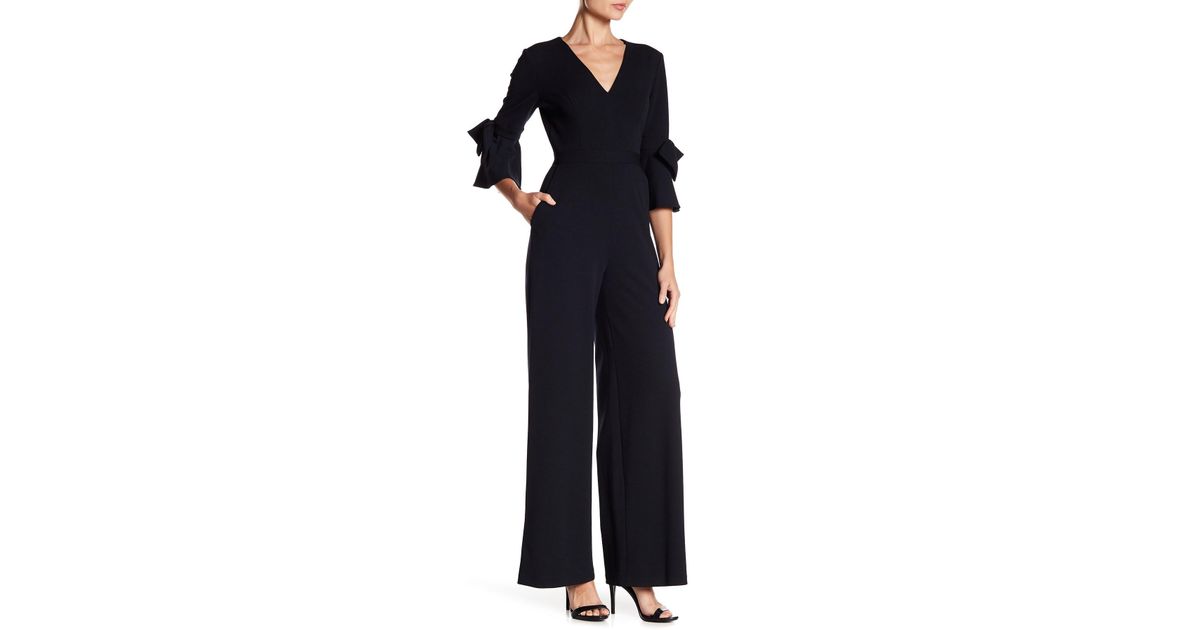 donna morgan bell sleeve jumpsuit