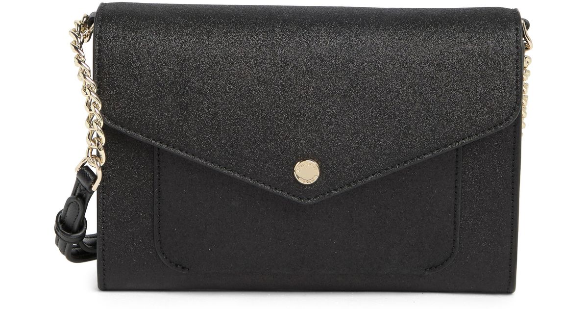 Kate Spade Tinsel Flap Crossbody Bag in Black Lyst