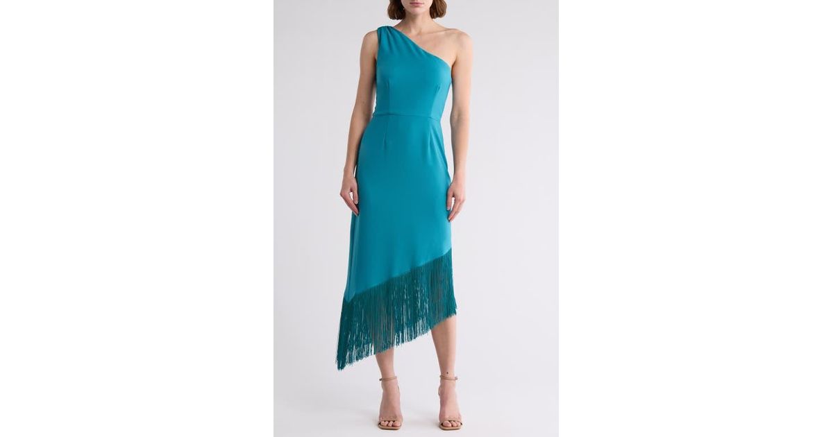 hutch one shoulder fringe dress NWT Anthropologie Hutch XL Ruched Fringe Mini Dress Black One Shoulder New