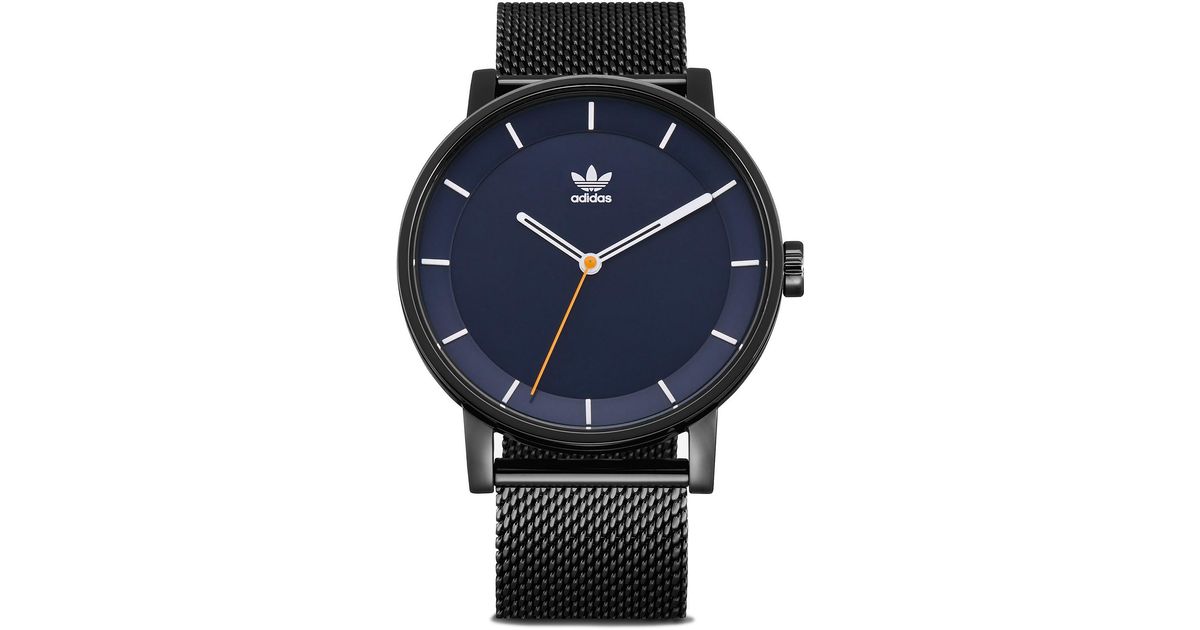 adidas district milanese bracelet watch 40mm